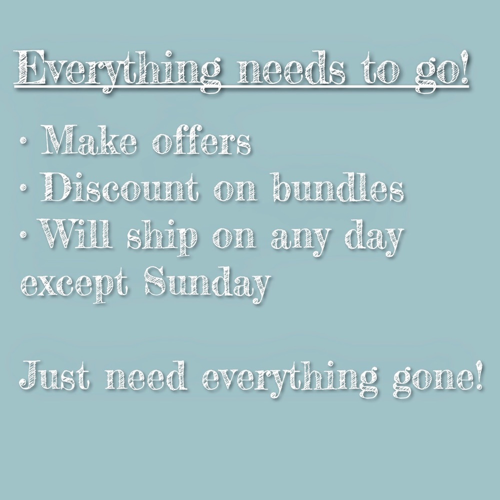 • MOVING!! • Need Everything Gone!
